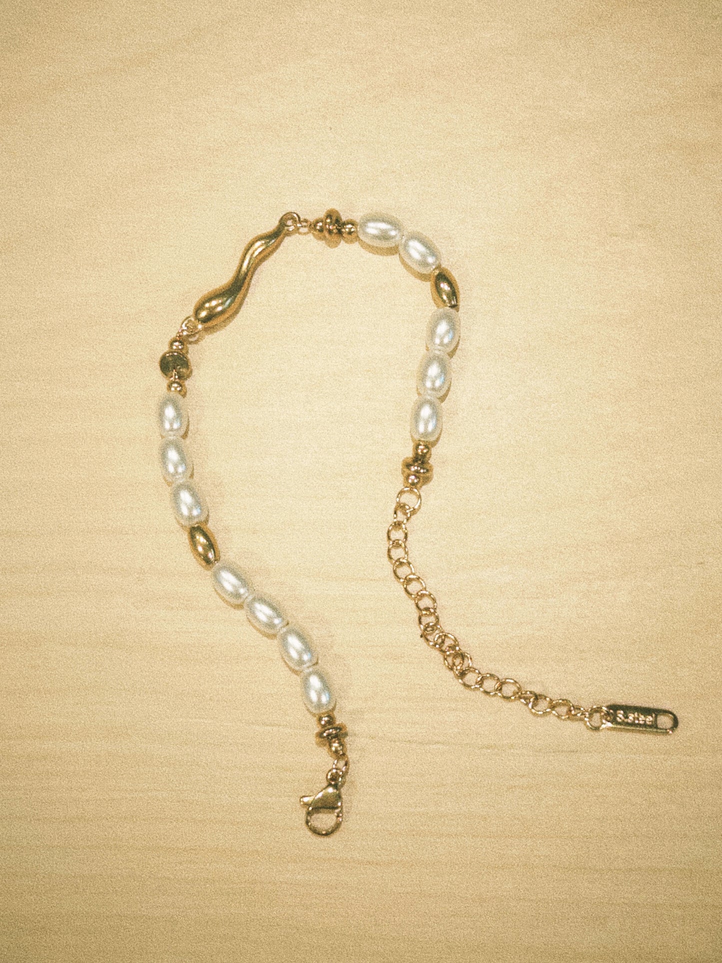 Golden - Chain Pearl Bracelet