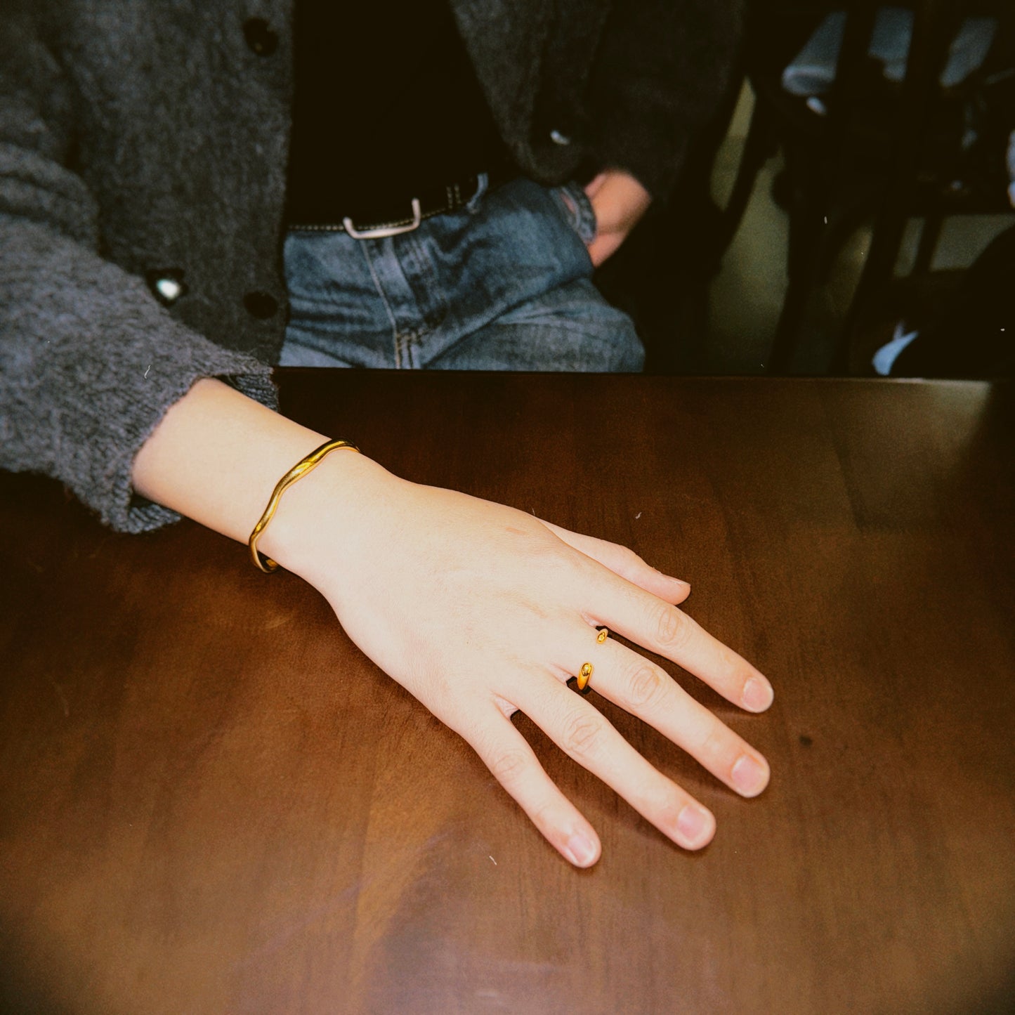 Golden/Silver Open - Ended Ring