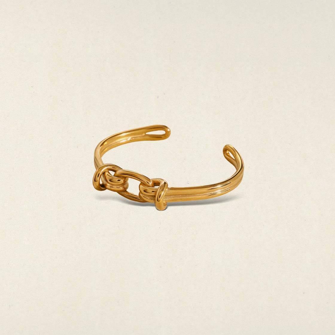 Golden Knot - Shaped Bracelet